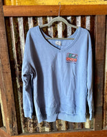 Ladies Mermaid Vneck Sweatshirt