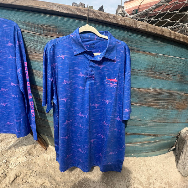PGO Performance Marlin Mens Golf Shirt