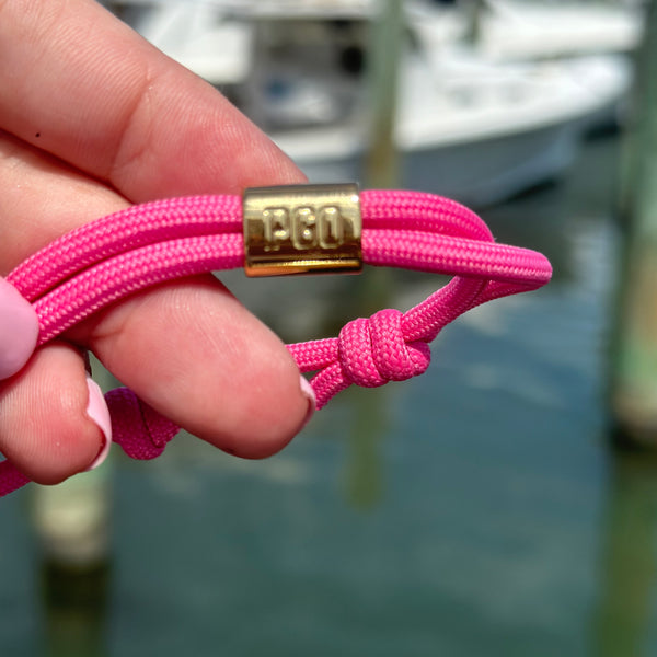PGO Pink Logo Bracelet