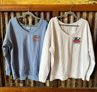 Ladies Mermaid Vneck Sweatshirt