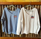 Ladies Mermaid Vneck Sweatshirt