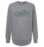 2026 Ladies Flower Bike Week Crew Sweatshirt