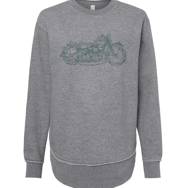 2026 Ladies Flower Bike Week Crew Sweatshirt