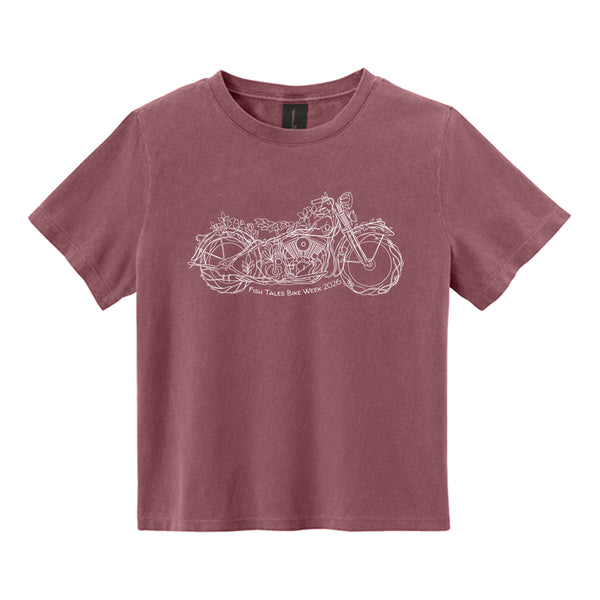 2026 Flowered Bike Week Boxy Top