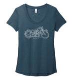 2026 Flowered Bike Week Scoop Tee