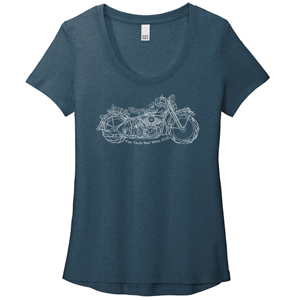 2026 Flowered Bike Week Scoop Tee