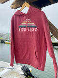 Wave Hoodie - Fish Tales, Ocean City, MD's best waterfront restaurant and bar.  Coastal Apparel relaxed for the best of beach lovers.