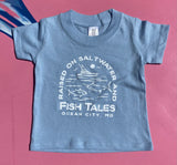 Little Kids - Raised on Saltwater & Fish Tales Lil’ Kid Tees